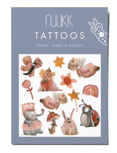 Nuuk Vegane Bio Kinder-Tattoos - keks.