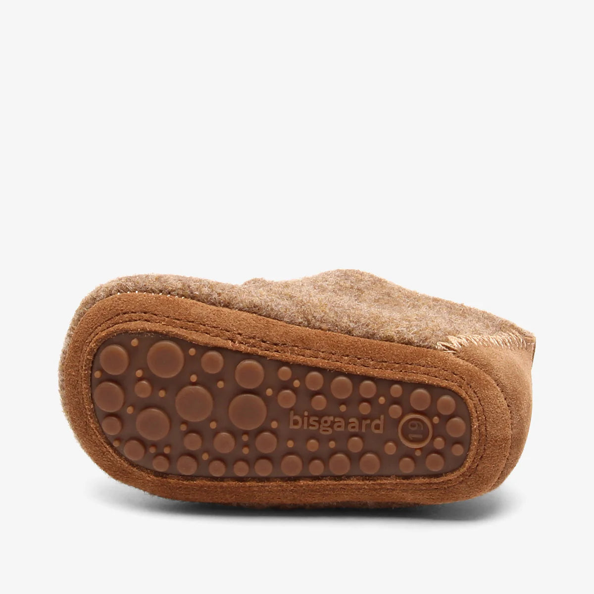 Bisgaard Hausschuhe Baby Wool Camel - keks.