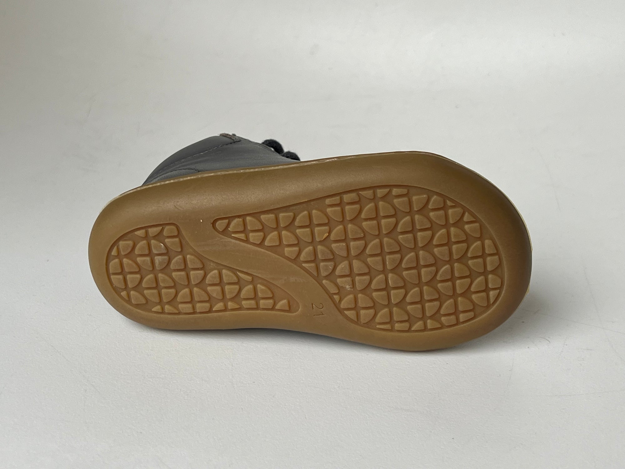 Telyoh Barefoot Y01113 Schnür Lauflerner DK Grey - keks.