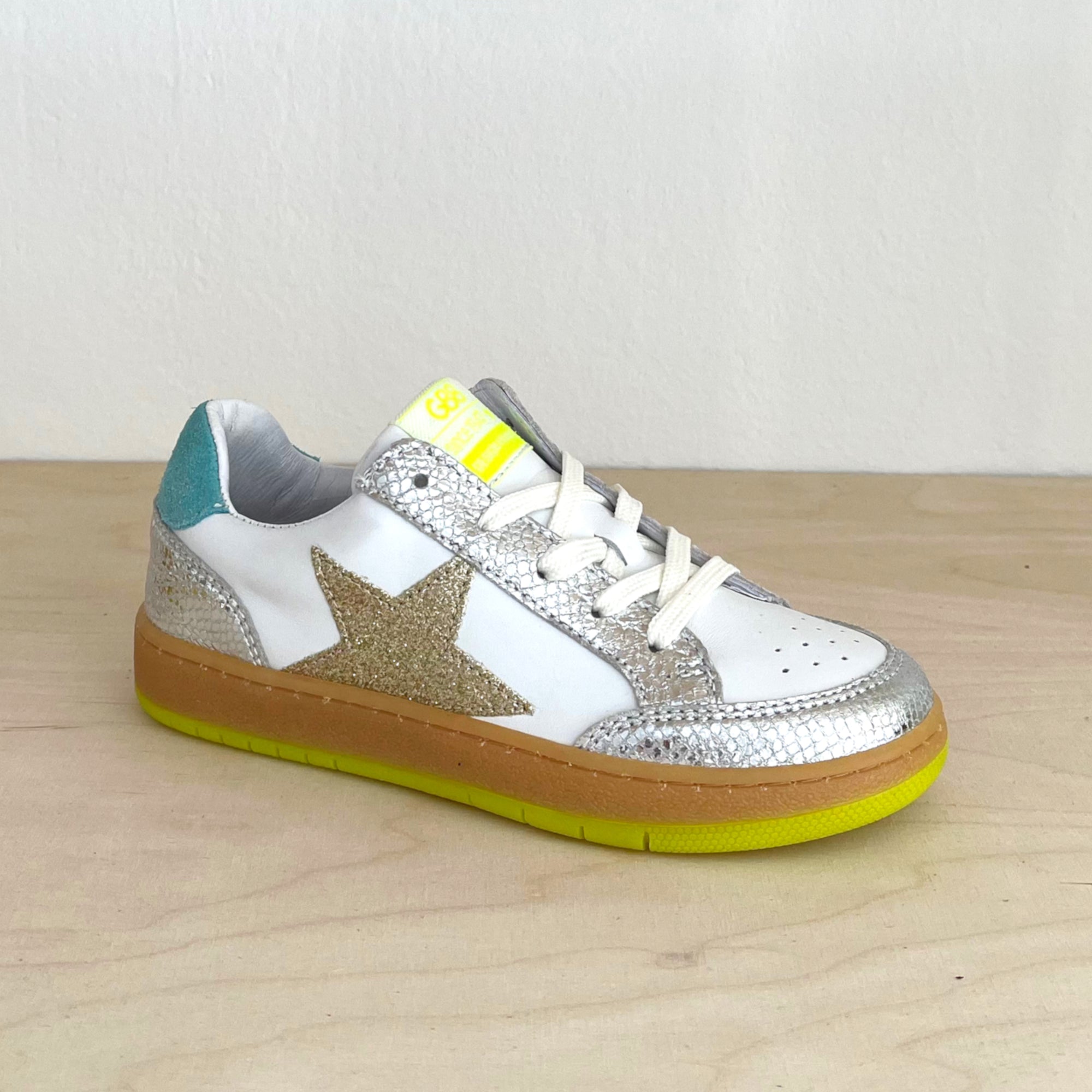 GBB Sneaker Lime mit Schnürung