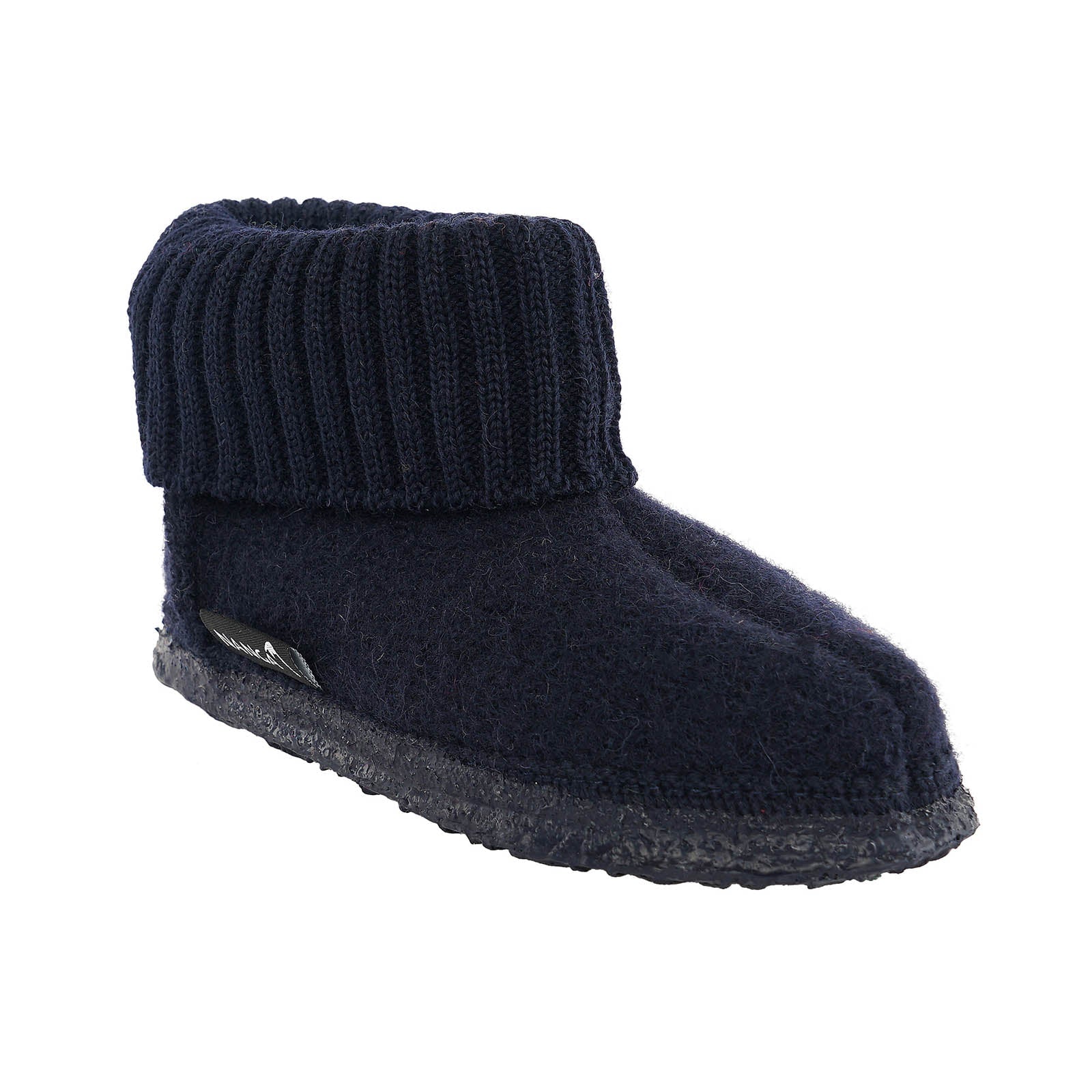 Nanga Valley Dunkelblau Kuschelige Hausschuhe aus Wolle zum Reinschlüpfen