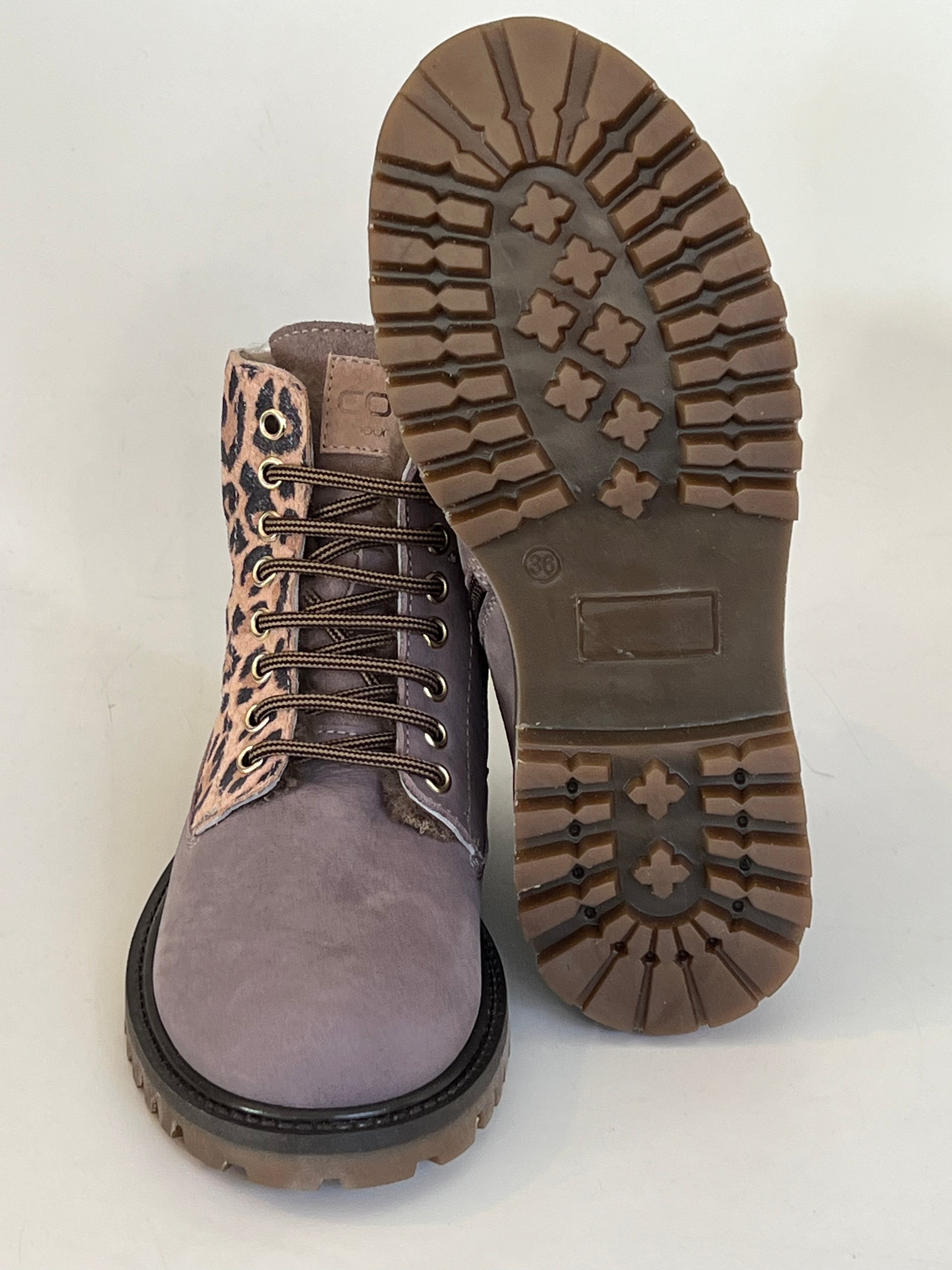 Cole Bounce Derbe Schnürboots mit Lammfell Leo - keks.