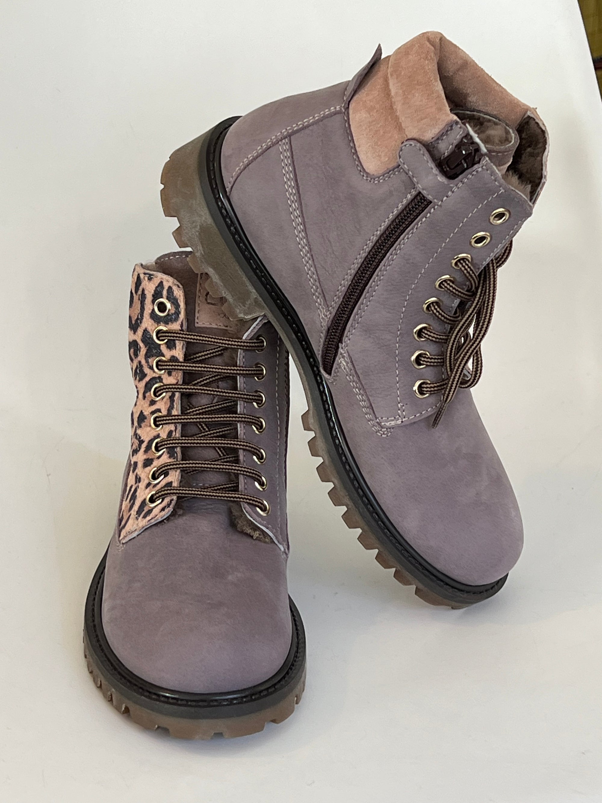 Cole Bounce Derbe Schnürboots mit Lammfell Leo - keks.