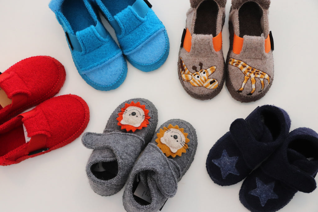 Nanga Ökologische Hausschuhe aus Wollwalk für Kinder in Bielefeld vom Kinderschuhladen keks in OWL