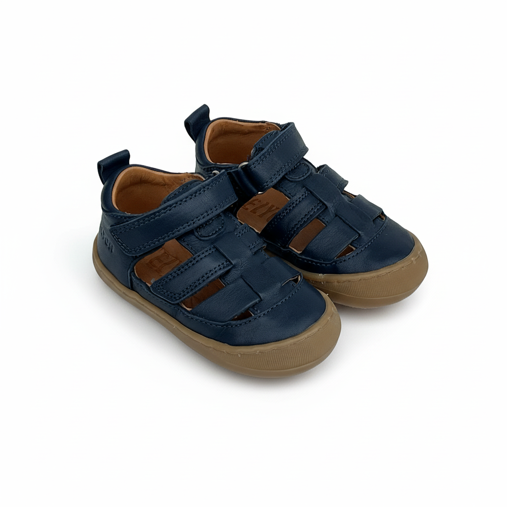 Telyoh Y01202 Mannie Lauflern Sandale DK Blue