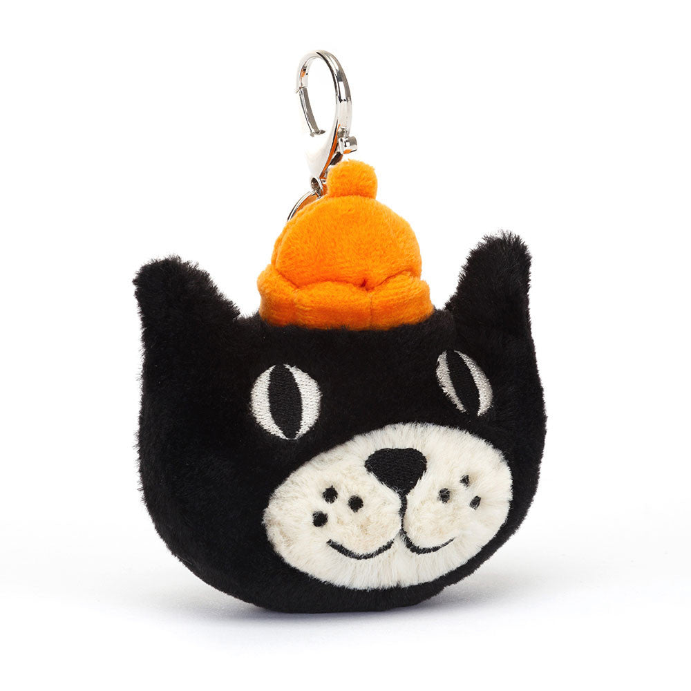 Jellycat Jack Bag Charm Schwarze Katze Schlüsselanhänger - keks.