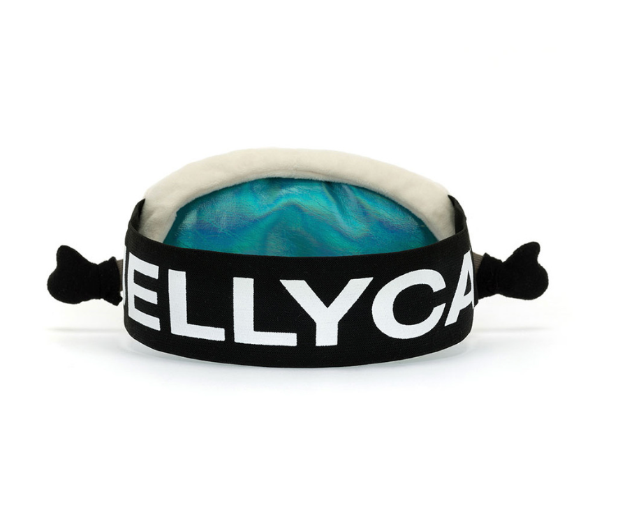 Jellycat Amuseables Sports Ski Goggles Plüschfigur. Plüschtier in Form einer Skibrille inschwarz, weiß blau mit Händen und gesticktem Gesicht, perfekt für Jellycat-Fans und als Deko in der Winterzeit, jetzt online kaufen oder offline im keks. Kinderschuhladen