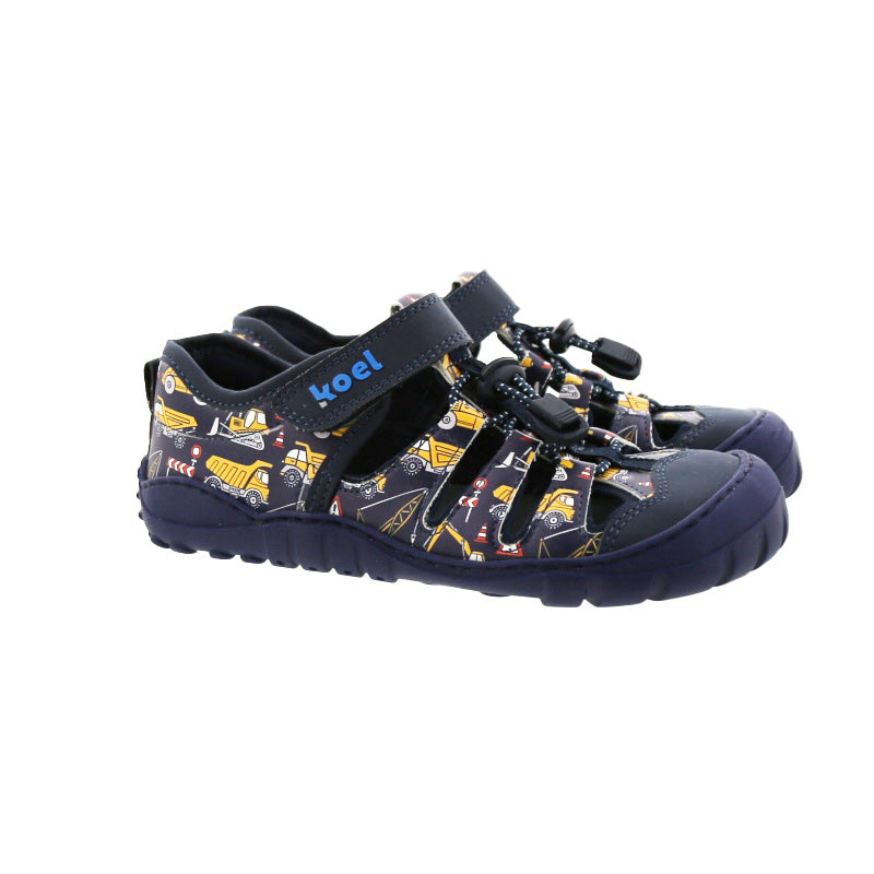 Koel Barefoot Madison 2.0 vegane Barfuß-Sandale Traktor Dunkelblau