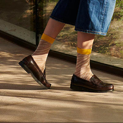 MP Woman Stine Socken mit Zebramuster Orchid Petal