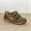 Naturino Sammy Stone-Orange Klett Sneaker für Kids - keks.