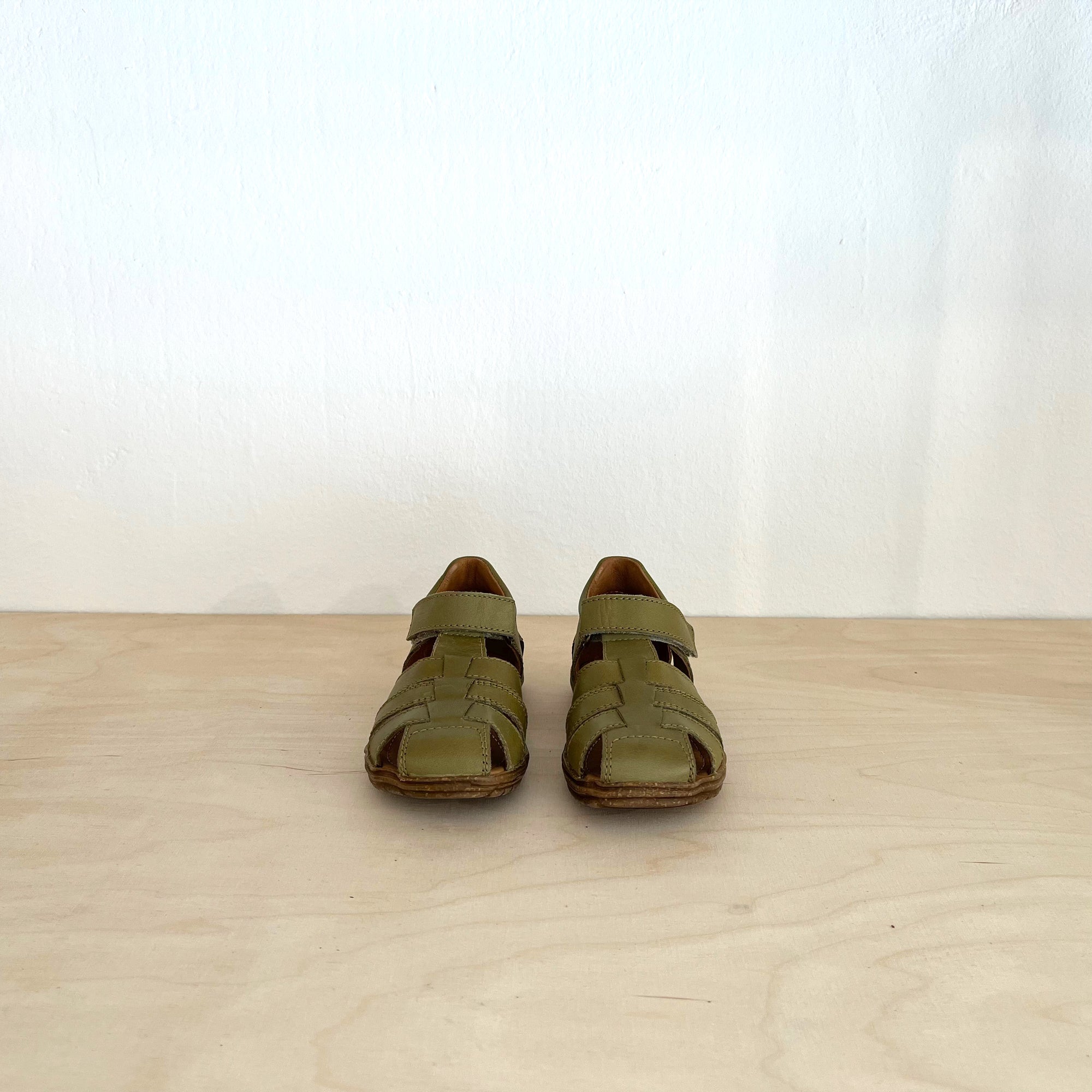 Naturino SEE Stone Klett Sandale Grün - keks.