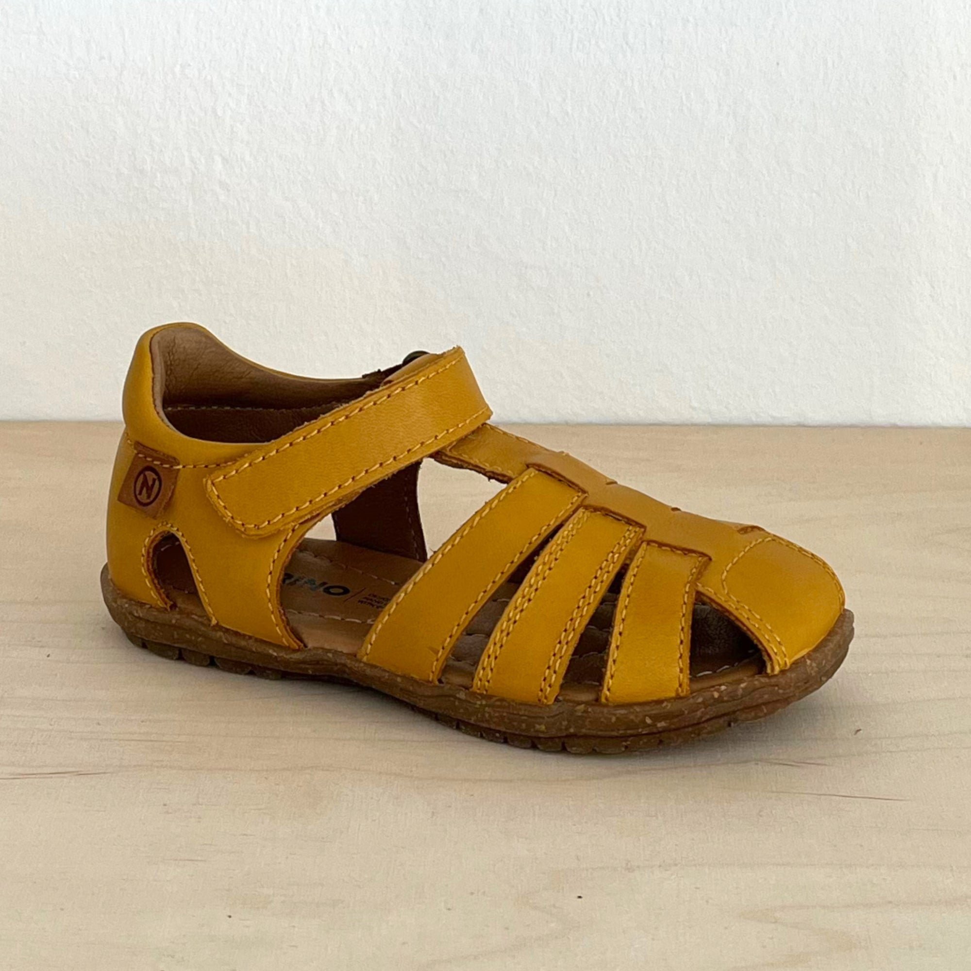 Naturino SEE Zucca Klett Sandale Gelb - keks.