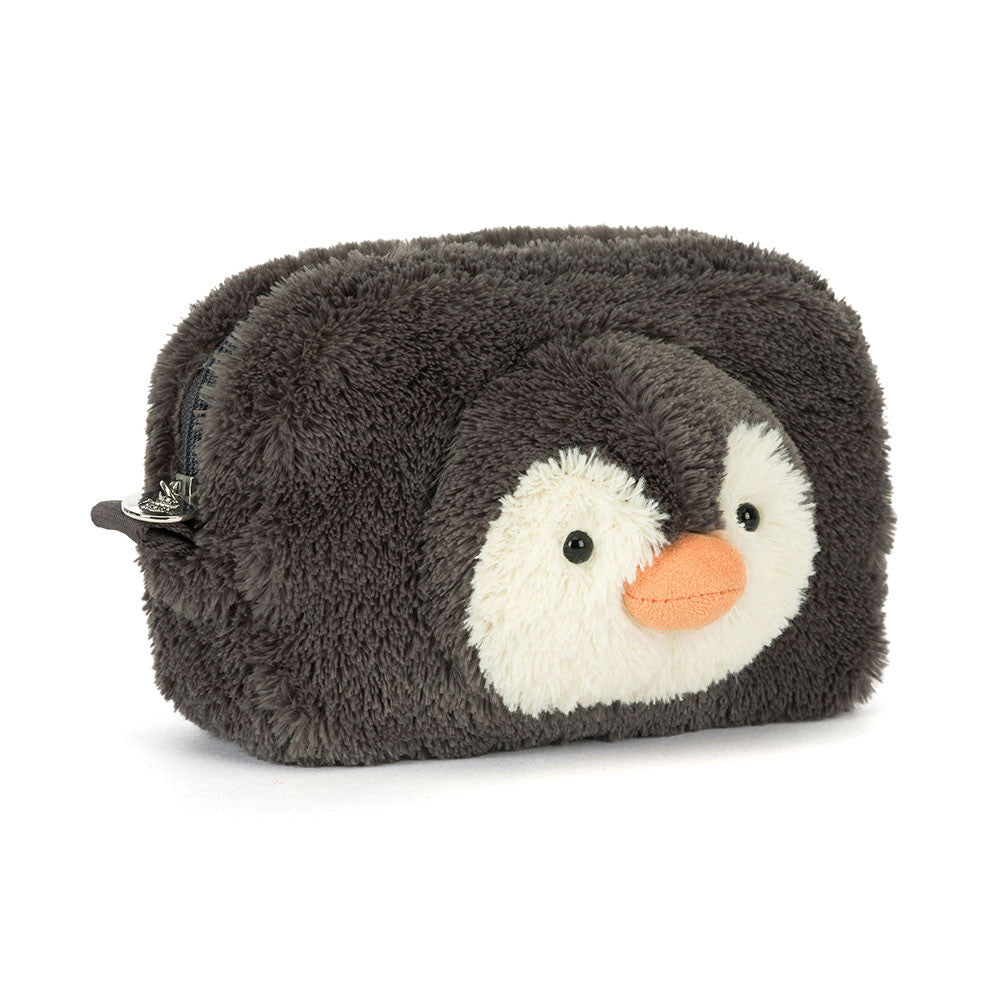 Jellycat Peanut Penguin Pouch Plüsch Mäppchen mit Pinguin - keks.