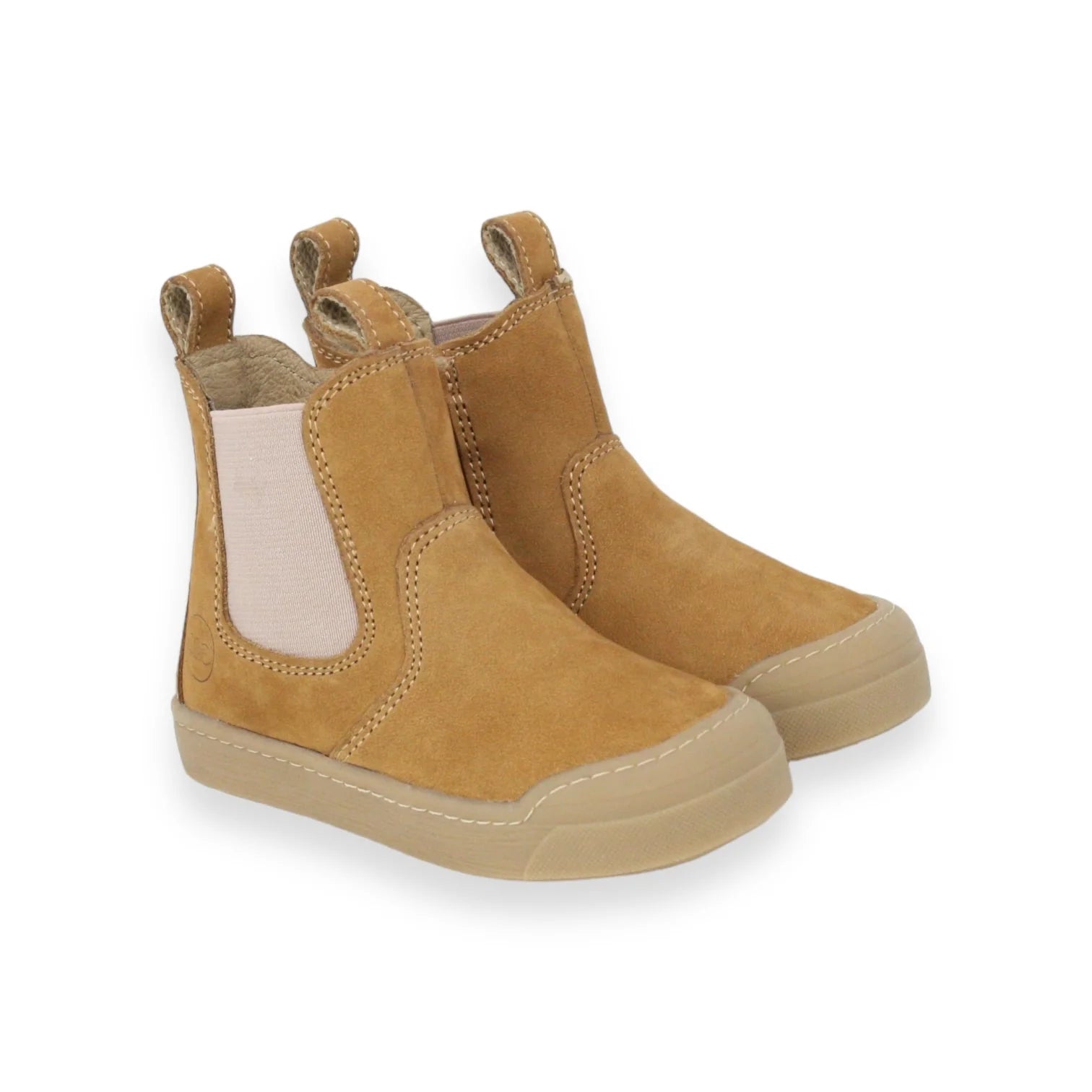 Lotta & Emil Winterstiefelchen mit Merino First Step Janne Taupe/Rosa