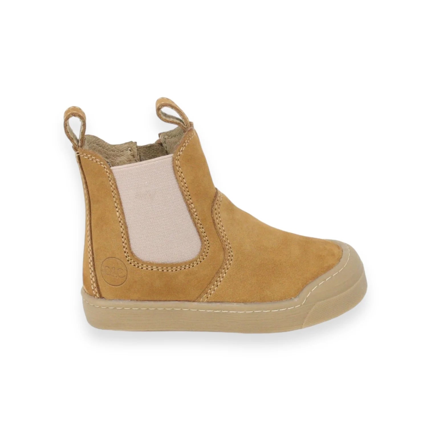 Lotta & Emil Winterstiefelchen mit Merino First Step Janne Taupe/Rosa