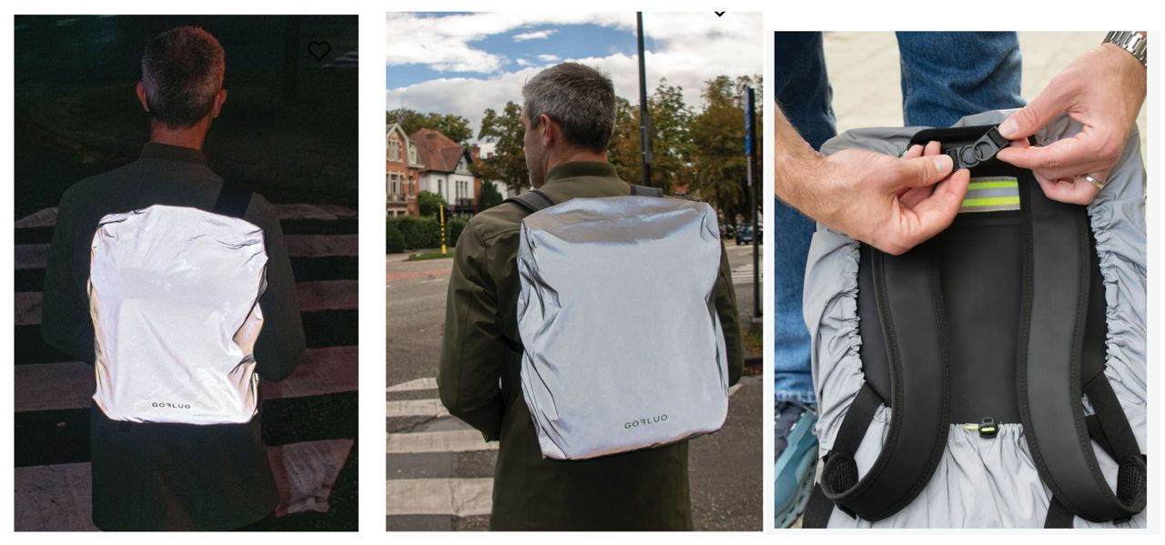 Go Fluo  Reflektor Rucksackhülle  Riley