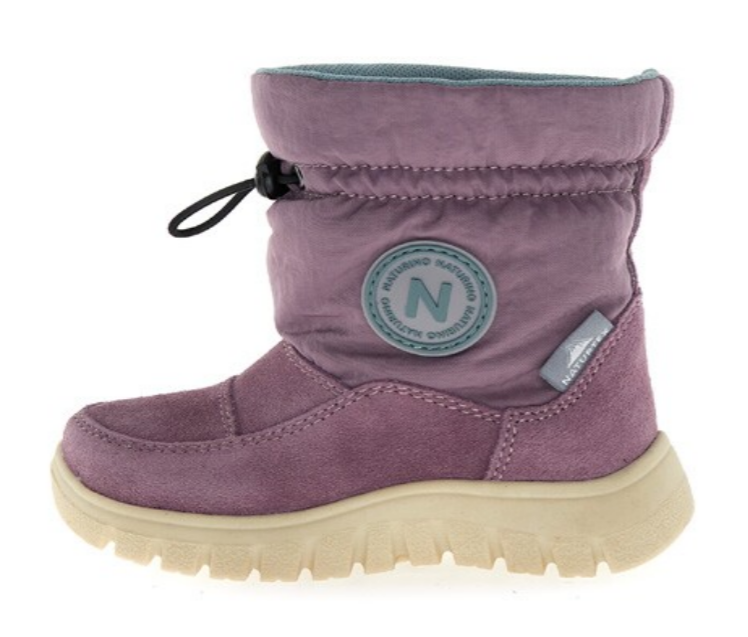 Naturino Varna 2 Schlupf Winterstiefelchen mit Wolle Magnolia