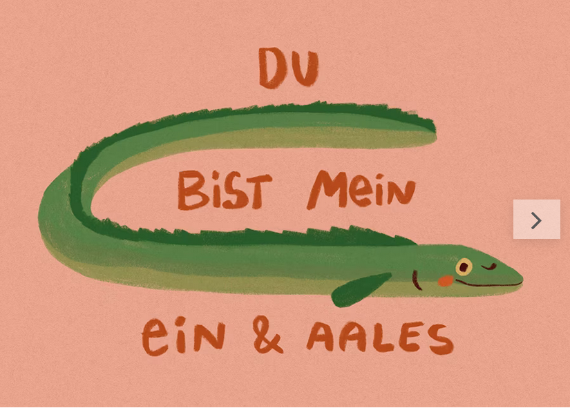 Postkarte Mein Ein und Aales