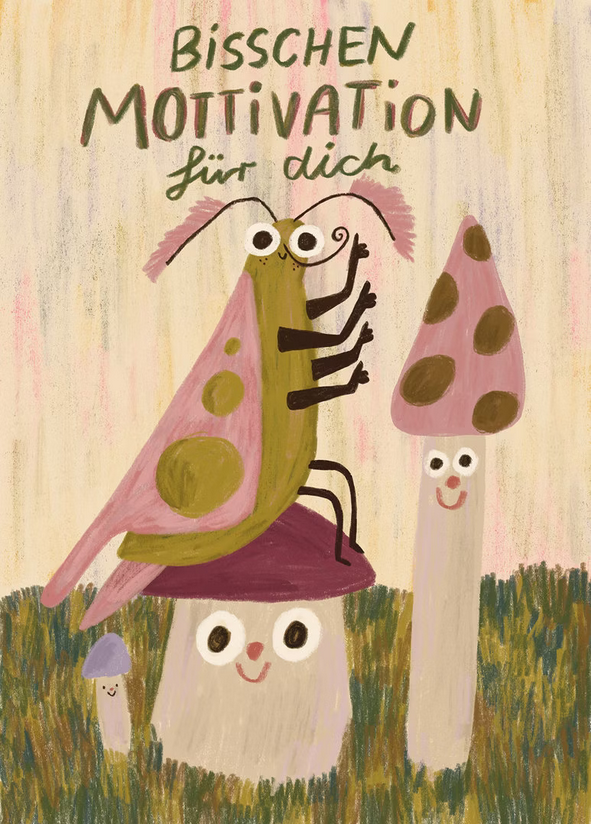 Postkarte Mottivation