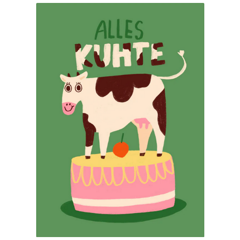 Postkarte Slinga "Alles Kuhte"