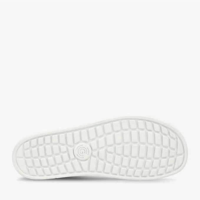 Weiße Groundies Barefoot Nova GS1 Sneaker für Damen, flache Schuhe mit minimalistischer Design und atmungsaktivem Material