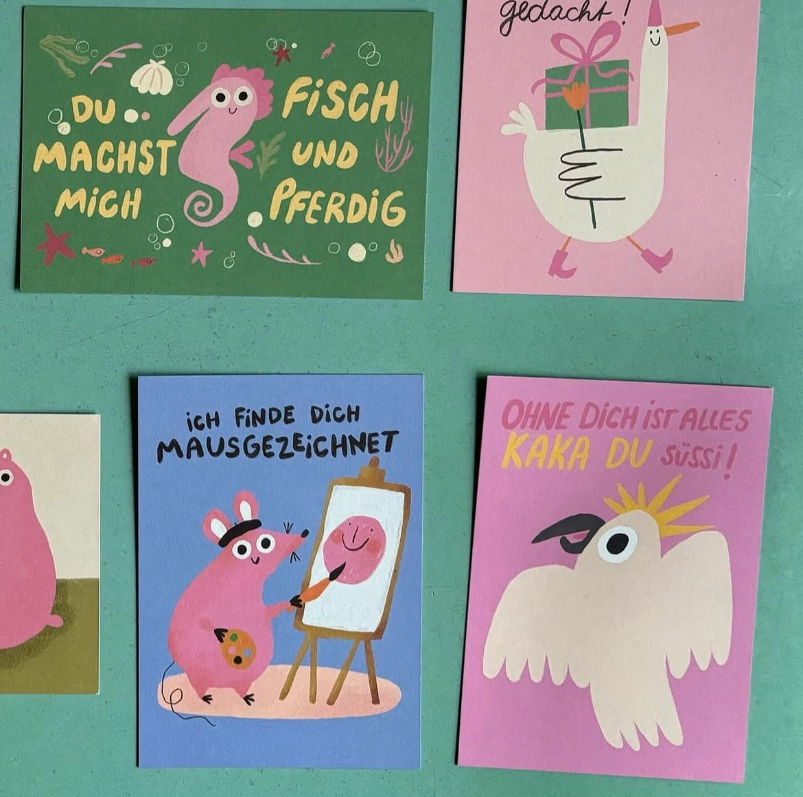 Postkarte Mausgezeichnet