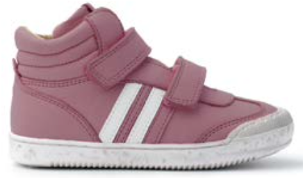 Telyoh Y01063 Carter White Stripes Midcut Klett OLD ROSE