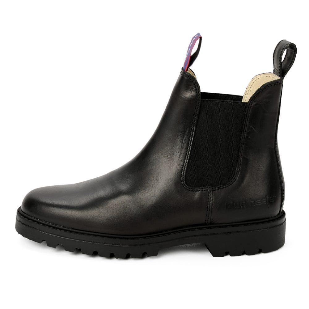 Blue Heeler Derbe Chelsea Boots JACKAROO BLACK mit Lederfutter - keks.