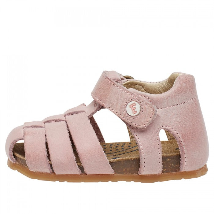 Falcotto Alby Sandalen mit Klettverschluss in Pink für Kinder, bequemes Design und weiches Material, ideal für den Sommer.