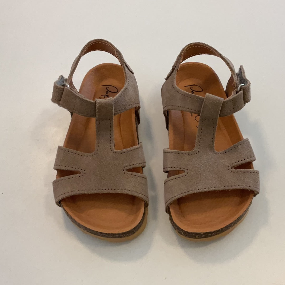 Eli Bio Sandalen mit Klettverschluss Stone