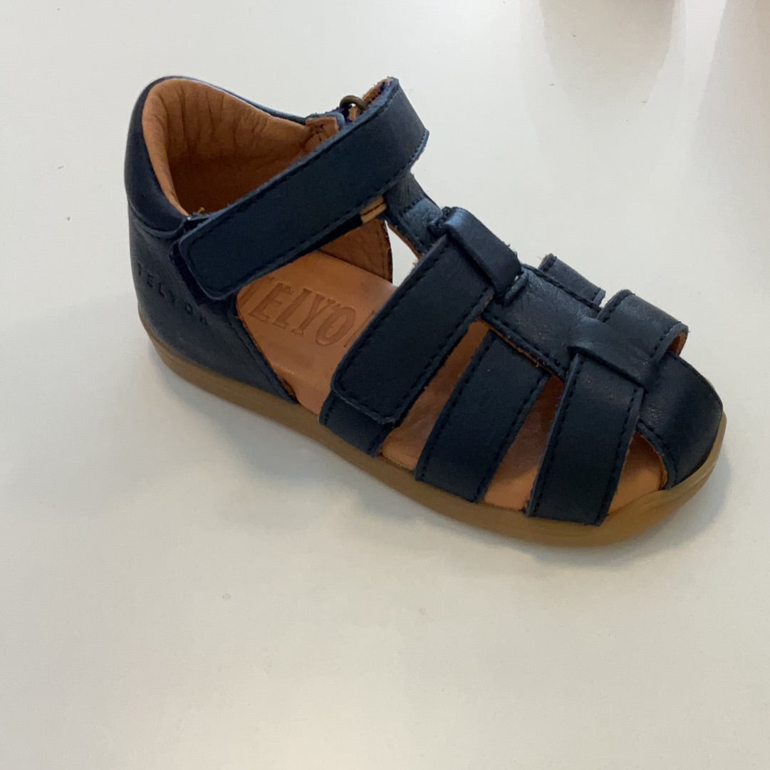 Telyoh Y01187 Timmy Kindersandale mit Klettverschluss Dunkelblau - keks.