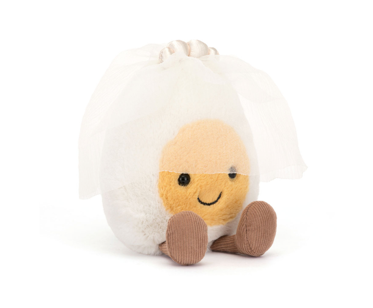 Jellycat Amuseables Boiled Egg Bride Stofftier Ei Mit Schleier Braut - keks.