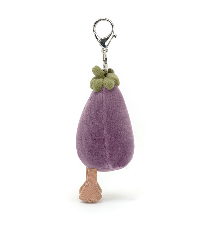 Jellycat Vivacious Vegetable Aubergine Bag Charm Taschenanhänger - keks.