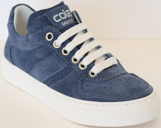 Flotte Cole Bounce Jeans Velours Kindersneaker mit Reißverschluss 