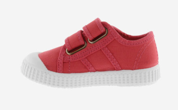 Victoria Vegane Baumwoll Halbschuhe Dalia mit Klettverschluss - keks.