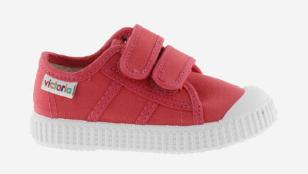 Victoria Vegane Baumwoll Halbschuhe Dalia mit Klettverschluss - keks.