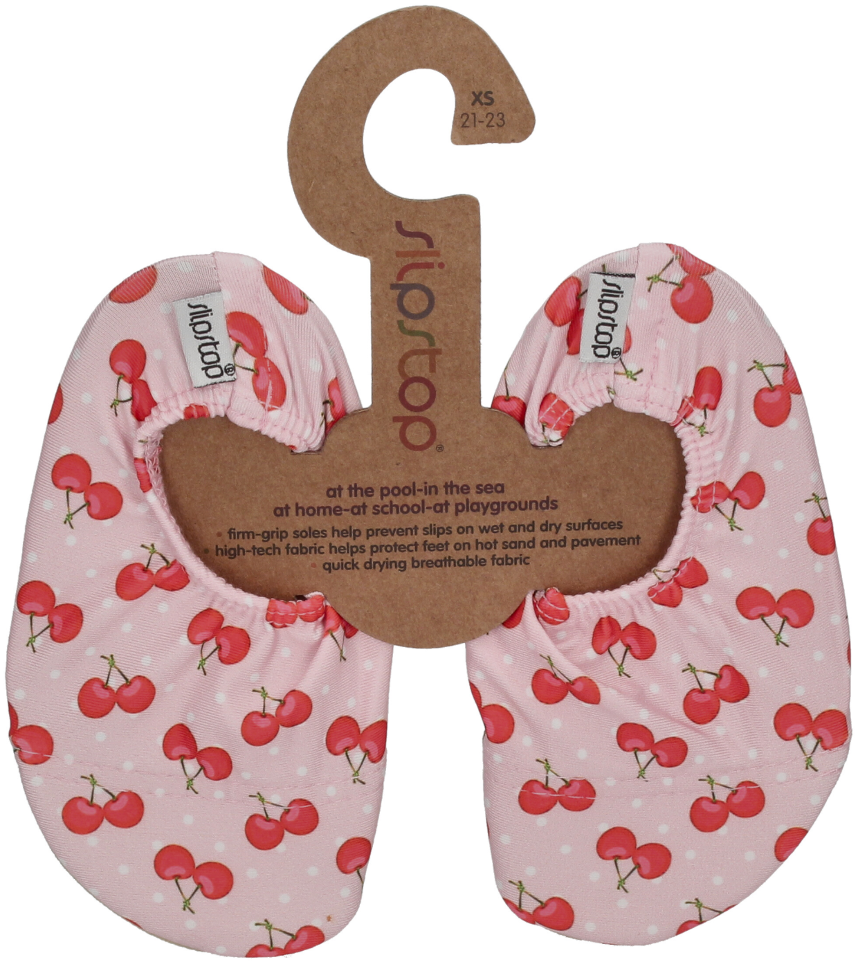 Slipstop Wasserschuhe Badeschläppchen CHERRY - keks.