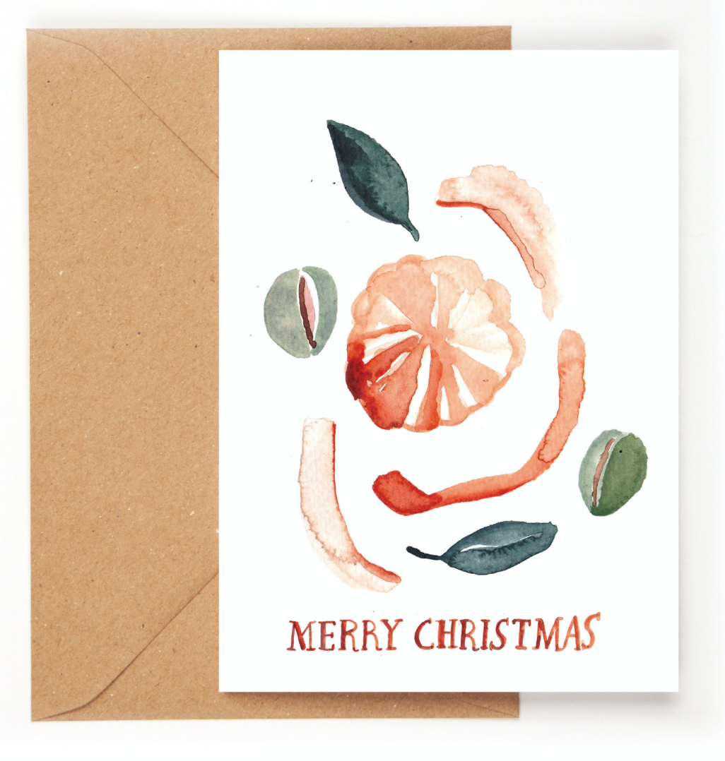 Klappkarte Clementine - keks.