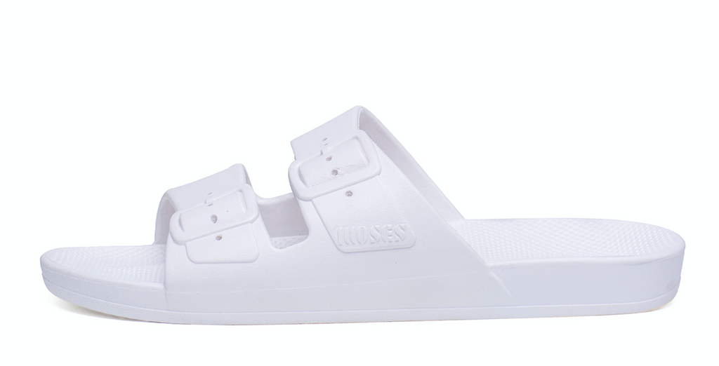 Freedom Moses vegane Sandalen WHITE Seite