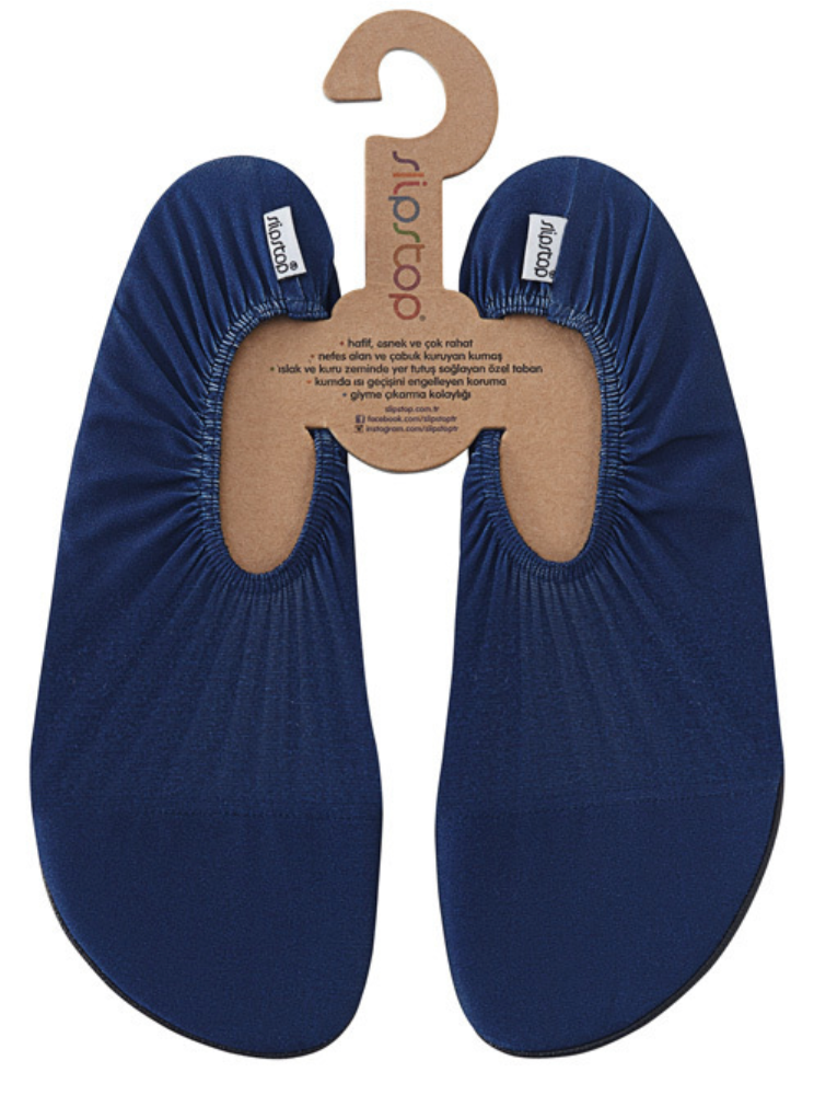 Slipstop Wasserschuhe Badeschläppchen NAVY - keks.