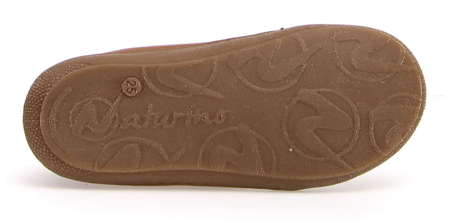 Naturino Cocoon Schnür Lauflernschuh mit Wolle COGNAC - keks.