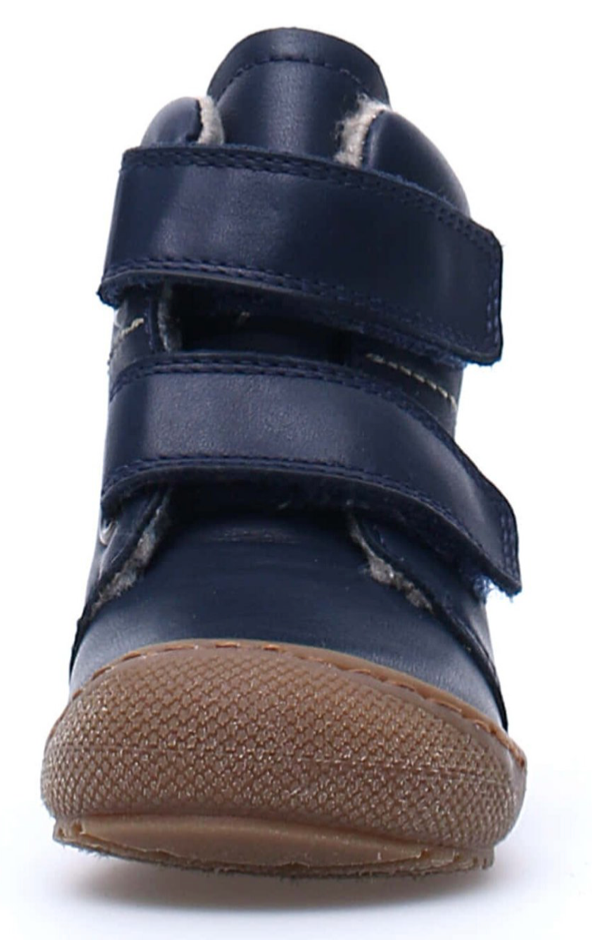 Naturino Bubble Klett Lauflernstiefel mit Wolle NAVY - keks.