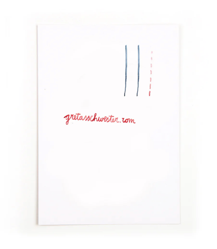 Postkarte ABC - keks.