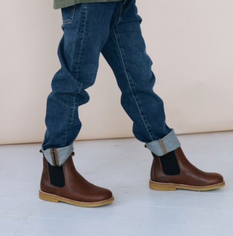 Angulus Chelsea Boot BROWN - keks.