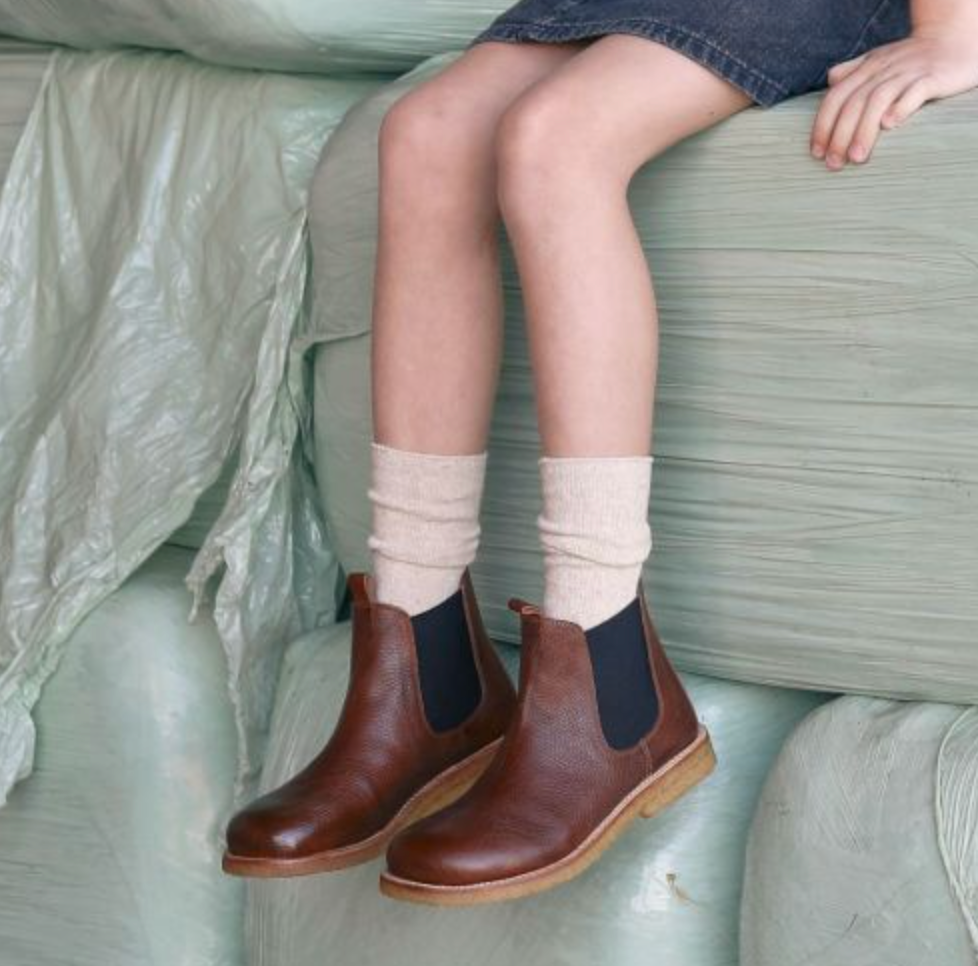 Angulus Chelsea Boot BROWN - keks.