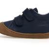 Naturino Cocoon Klett Lauflernschuh mit Wolle NAVY - keks.