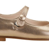 Beberlis Ballerina mit Druckknopf VALERIA MAGIC TAUPE - keks.