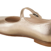 Beberlis Ballerina mit Druckknopf VALERIA MAGIC TAUPE - keks.