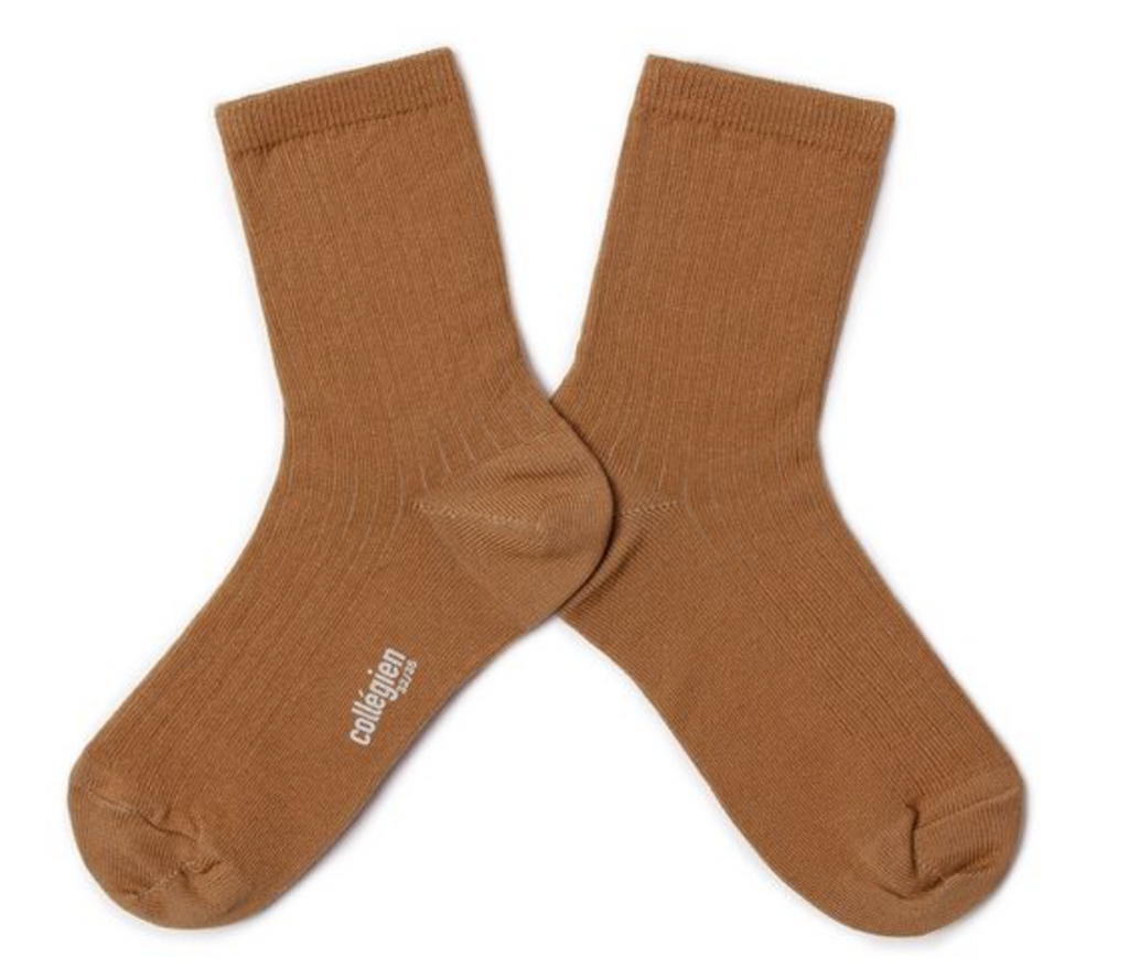 Collégien Leichte gerippte Socken aus merzerisierter Baumwolle PAUL