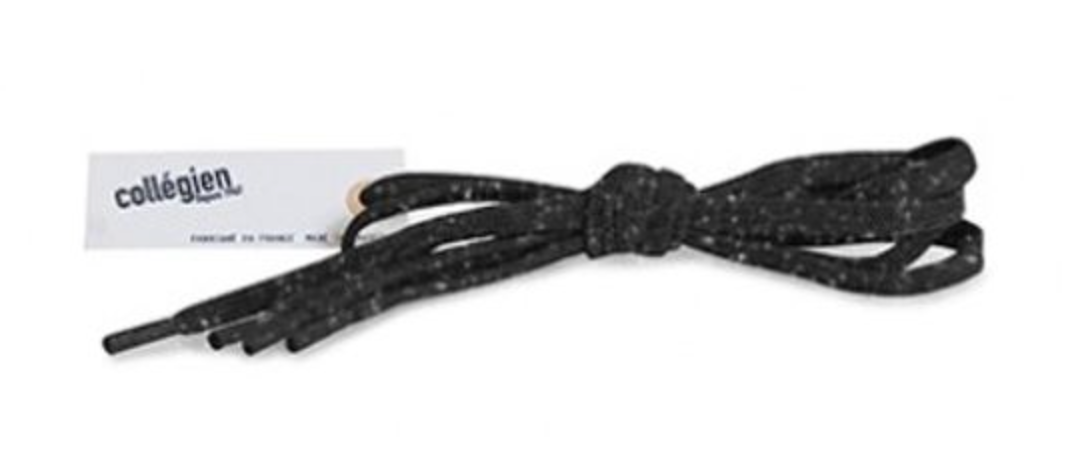 Collégien • 4 Farben • Glitzernde flache Schnürsenkel 110 cm - keks.